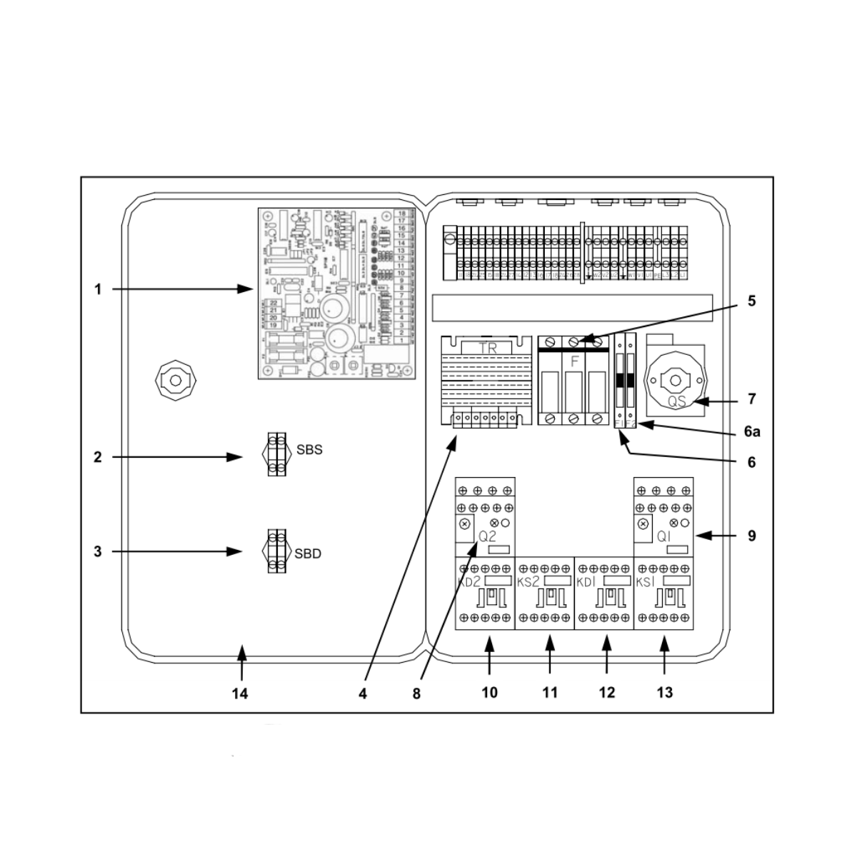 Exploded Drawing WEL 232B control board