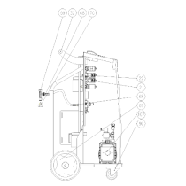 Exploded drawing C20 side